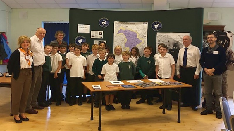 Cranborne Chase and Dark Night Skies: Primary school students from a local Cranborne Chase school
